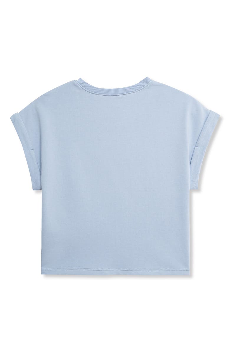 Truce Kids' Pop Art French Terry Top, Alternate, color, Light Blue