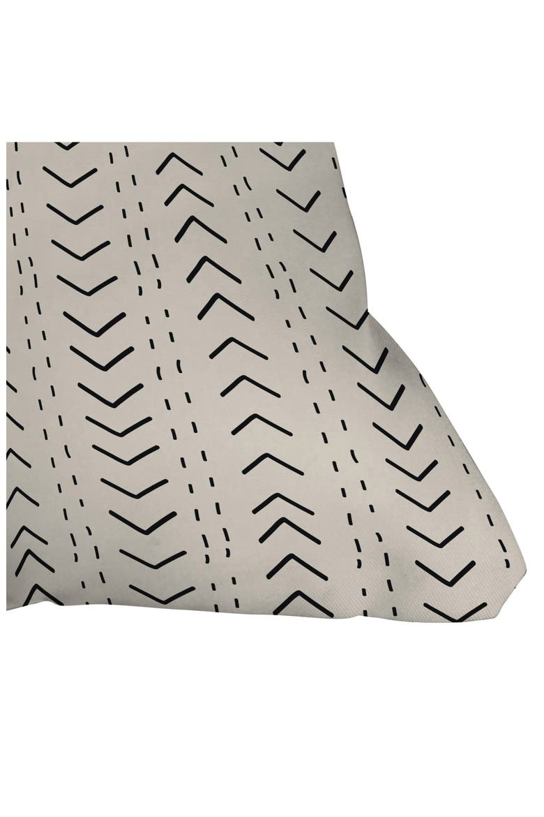 Iveta Mudcloth Throw Pillow, Alternate, color, BEIGE