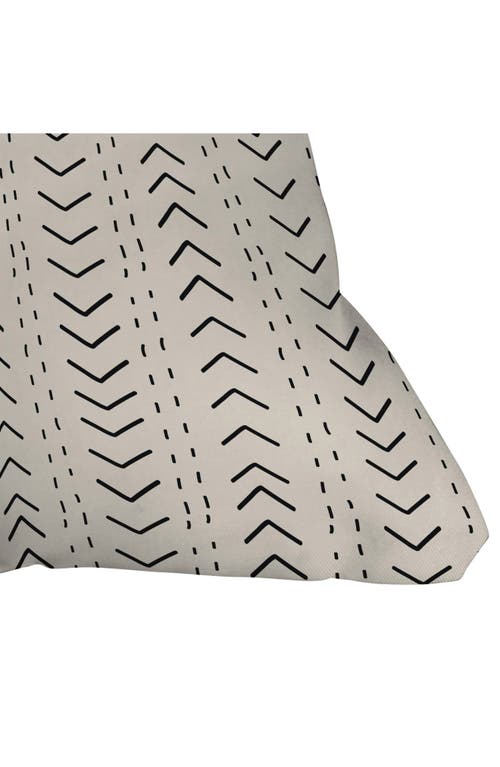 Deny Designs Iveta Mudcloth Throw Pillow In Beige