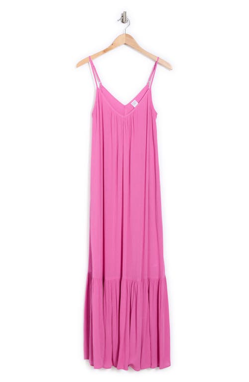 Melrose And Market Gauze Tiered Maxi Dress In Pink Surprise