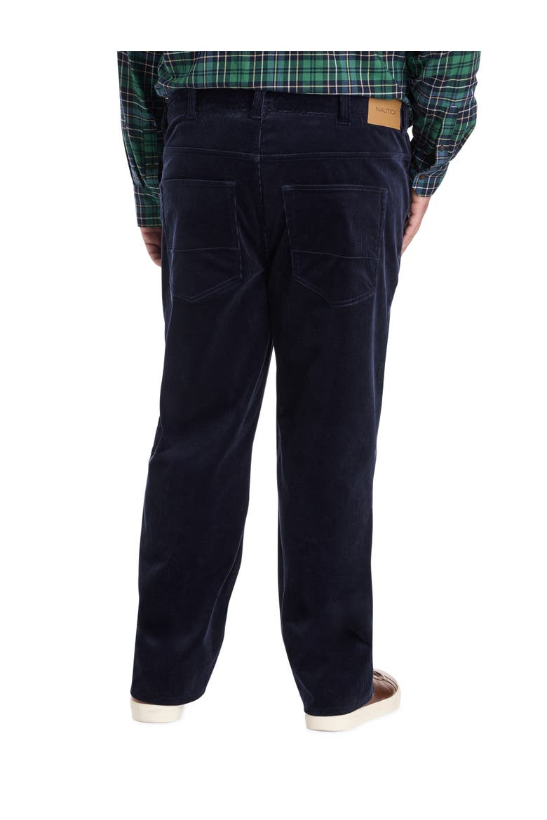 Big & Tall 5-Pocket Stretch Corduroy Pants, Alternate, color, NAVY SEAS