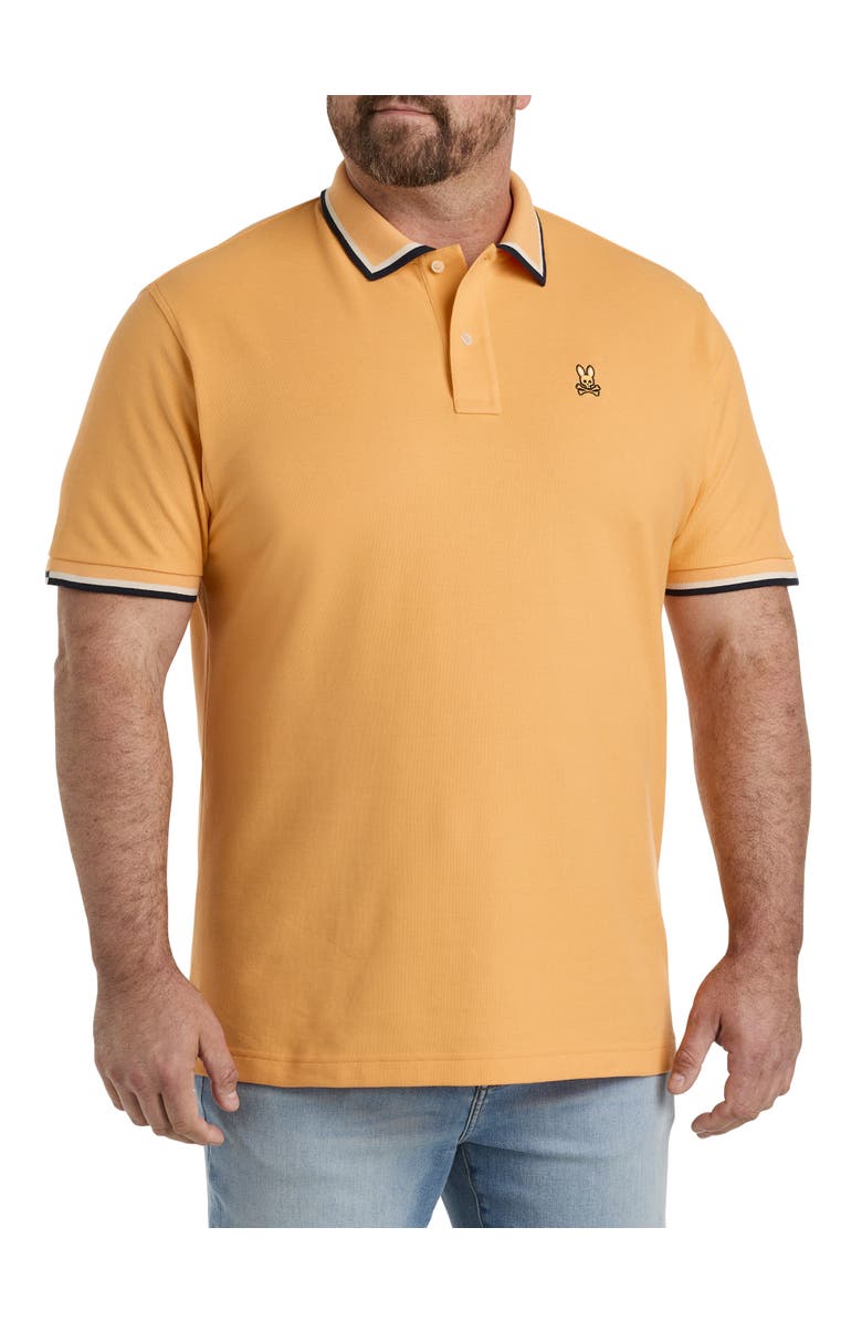 Psycho Bunny Big & Tall Kingsbury Piqué Polo Shirt, Main, color, 