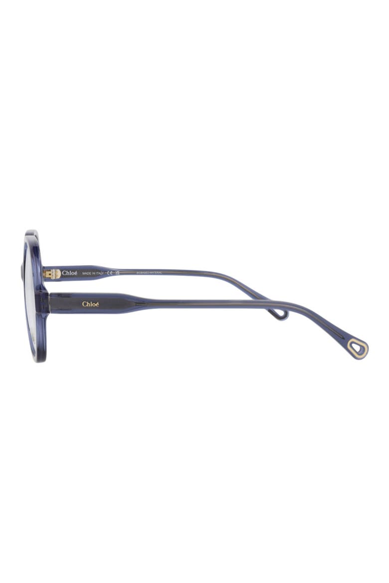 Core Round Optical Glasses, Alternate, color, BLUE BLUE TRANSPARENT