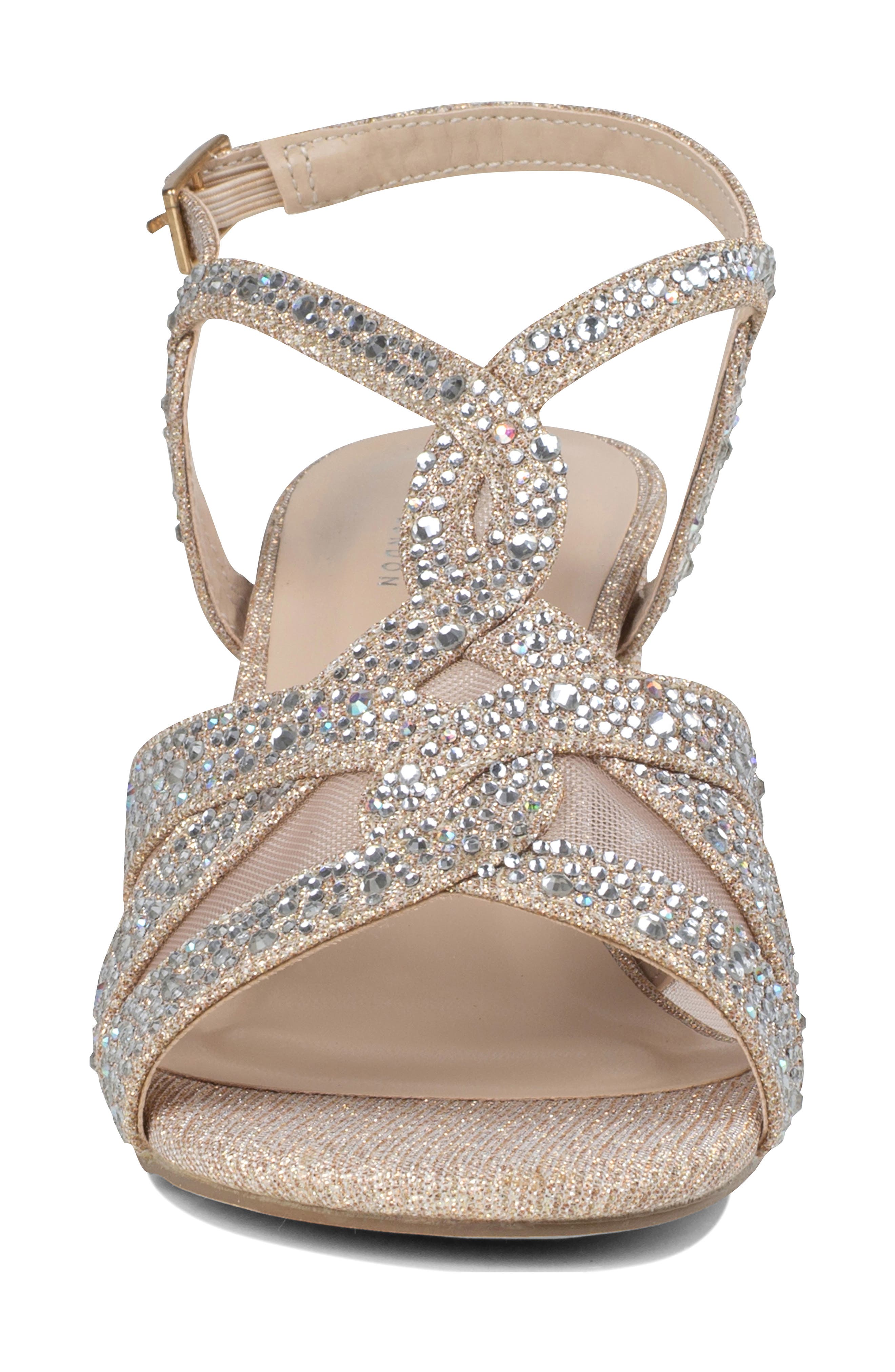 Nadia Block Heel Sandal, Alternate, color, CHAMPAGNE