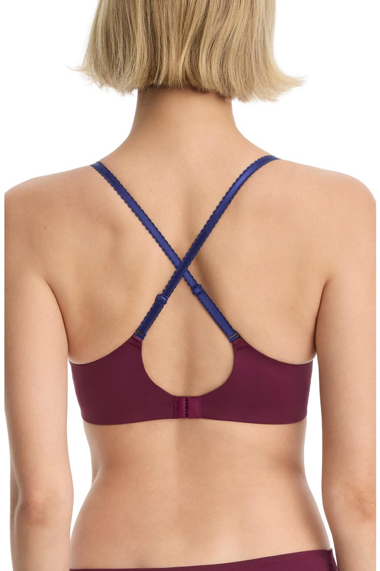 Captivate Convertible Lace Balconette Bra, Alternate, color, Figgy/Nocturnal