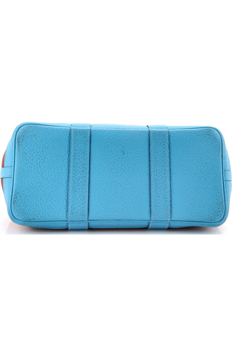 Pre-Owned Hermes Garden Party Tote Toile and Leather 30, Alternate, color, Bleu Du Nord