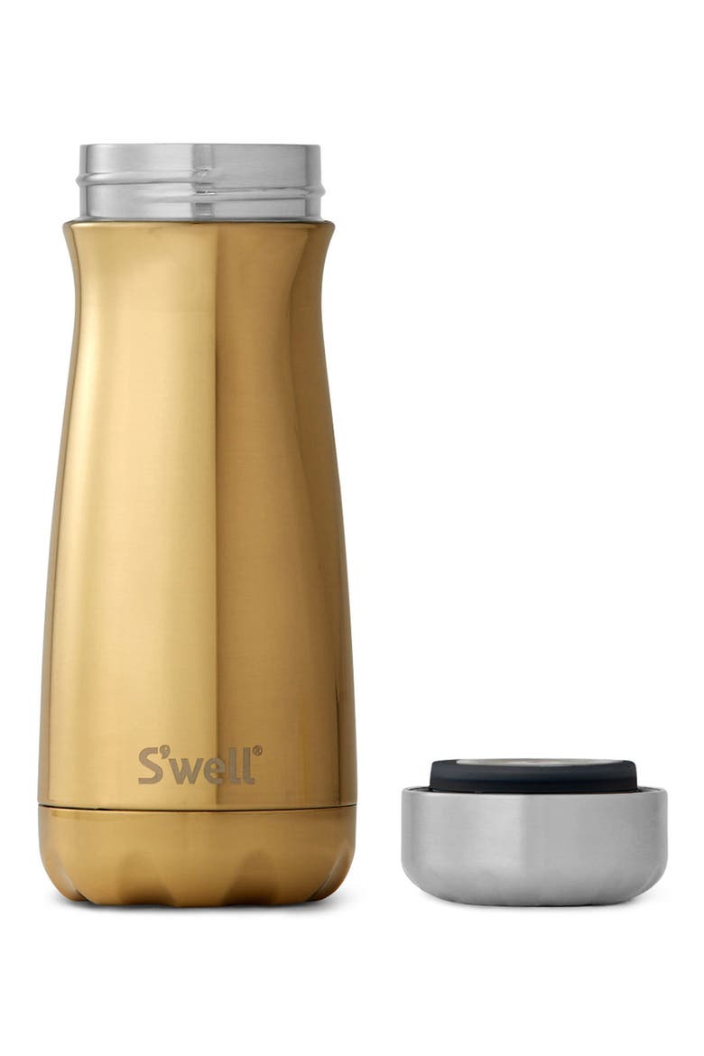 Traveler Yellow Gold Insulated Stainless Steel Water Bottle, Alternate, color, YELLOW GOLD