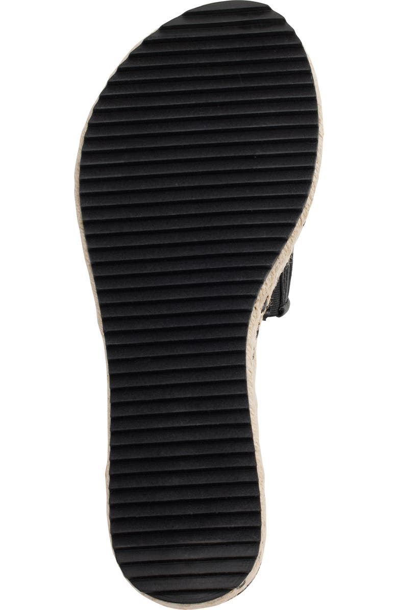 KARL LAGERFELD PARIS Kamara Embroidered Platform Slide Sandal, Alternate, color,