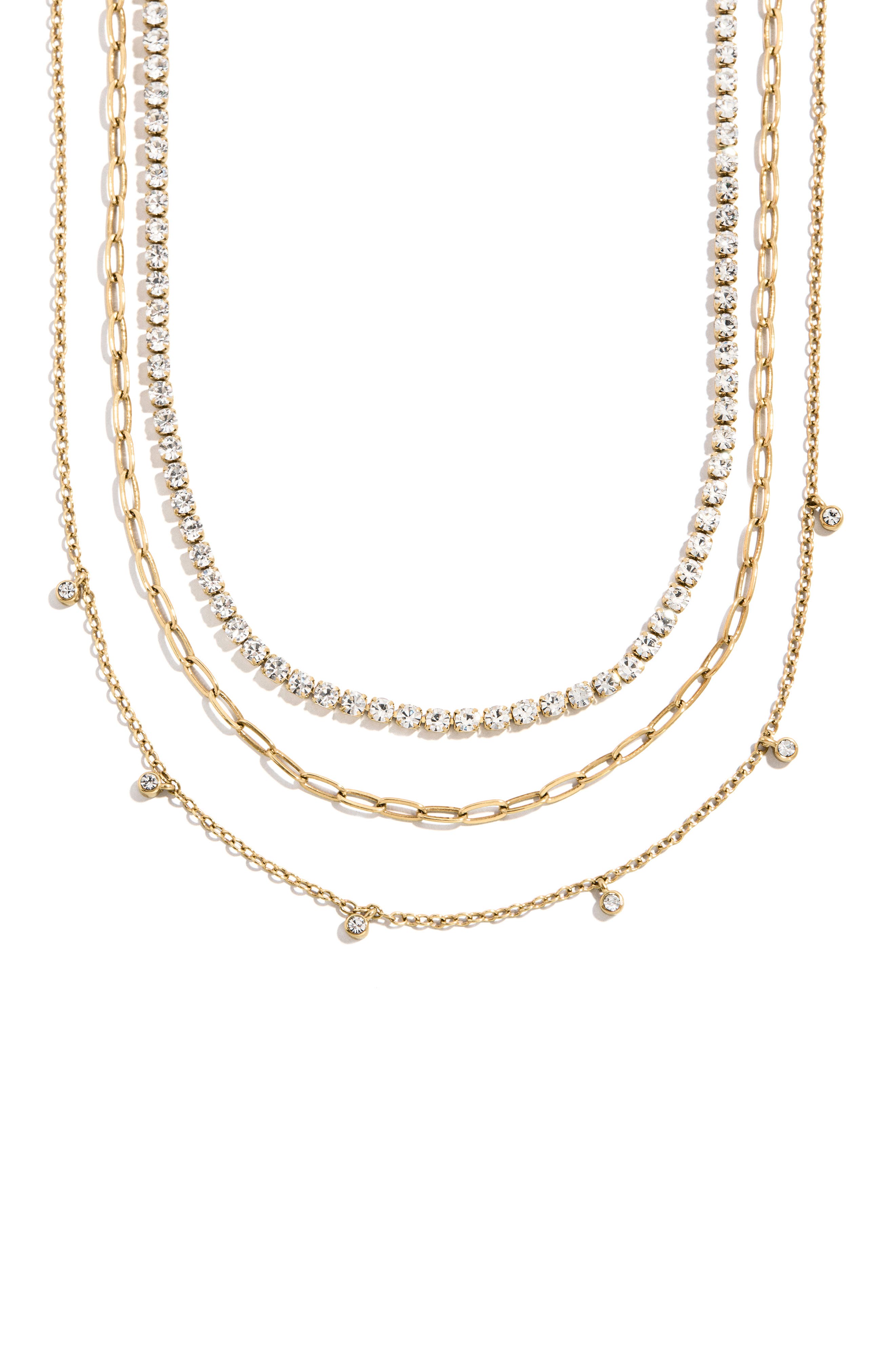 selected GOLDTONE PLATE/ CUBIC ZIRCONIA