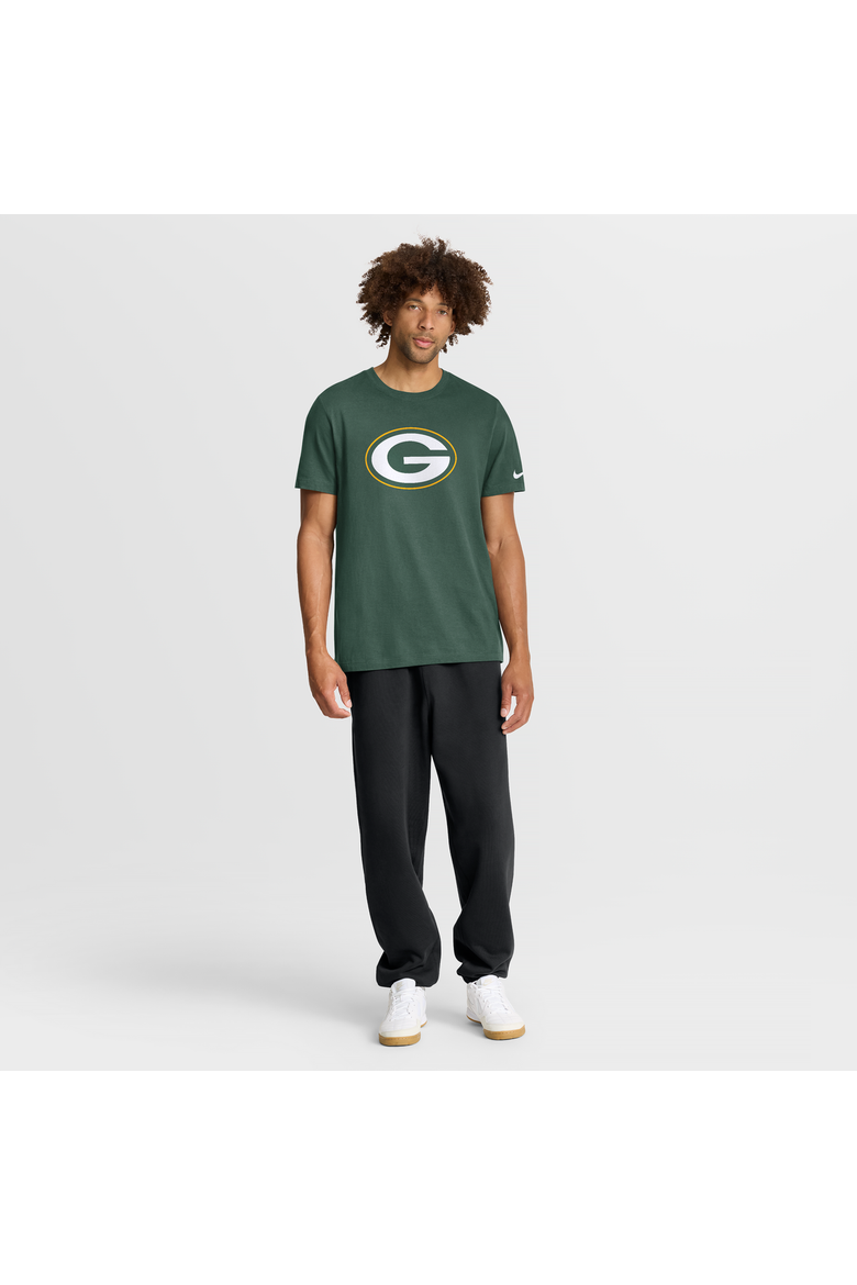 Nike Men's Nike Green Green Bay Packers Essential Logo T-Shirt (Men ...