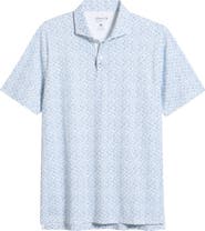 johnnie-O Bloom Neat Floral Performance Polo