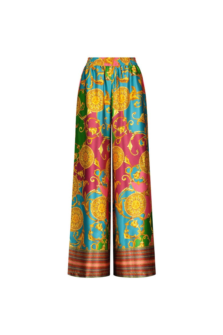 Marcia Silk Pant, Alternate, color, Dolce Sun