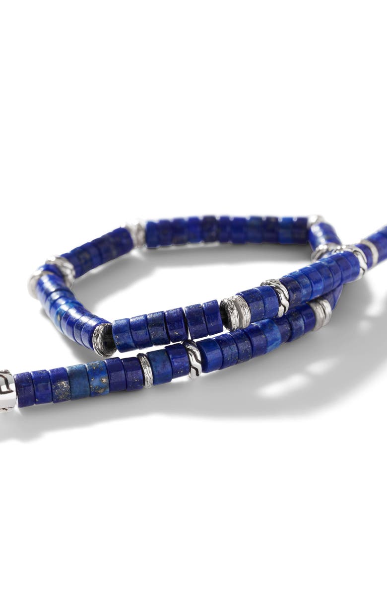John Hardy Heishi Bracelet, Gemstones, Sterling Silver, Alternate, color, Blue