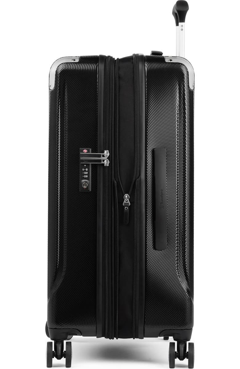 TRAVELPRO Pathways 3 Hardside Expandable 25" Medium Check in Spinner Luggage, Alternate, color, Black Knight