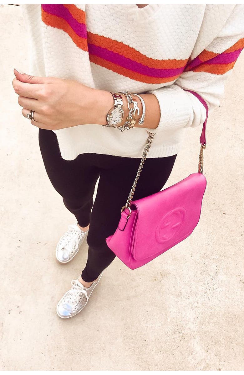 PORSAMO BLEU Women's South Sea Oval Swarovski Crystal Bracelet Watch, 30.75mm, Alternate, color, 