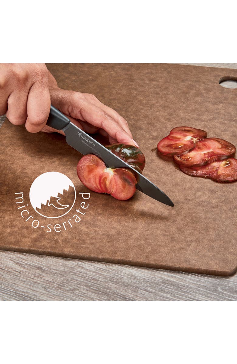 Kyocera Advanced Ceramics 3 Piece Revolution Series Knife Set with Black Blades, Alternate, color, Black