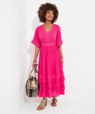 Joe Browns Crochet Trim Boho Midi Dress