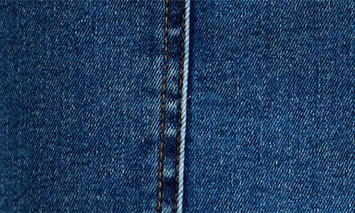 Shop Good American Fit For Success Sleeveless Denim Minidress In Indigo594