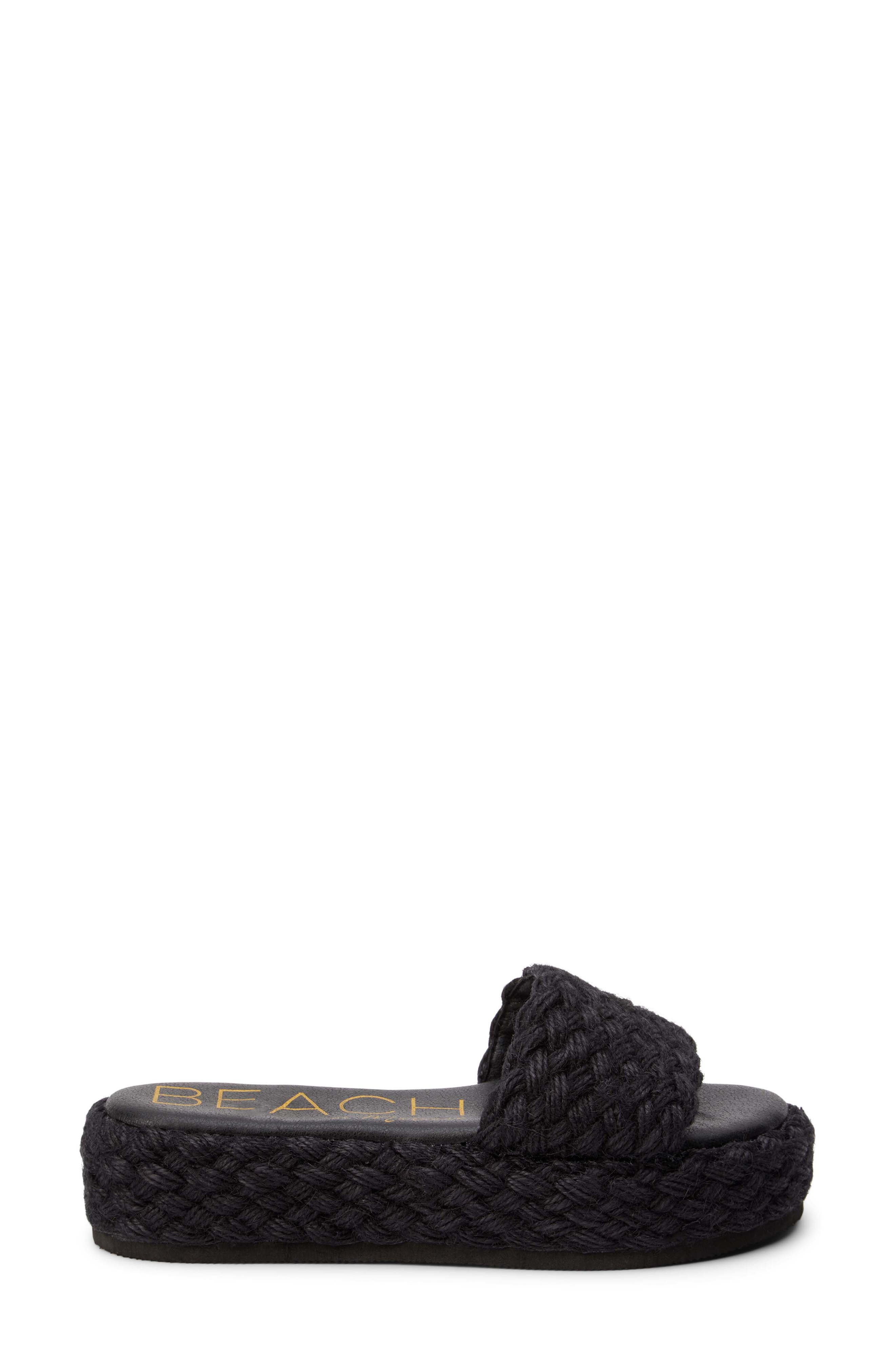 BEACH BY MATISSE Caspia Espadrille Platform Slide Sandal, Alternate, color, 
