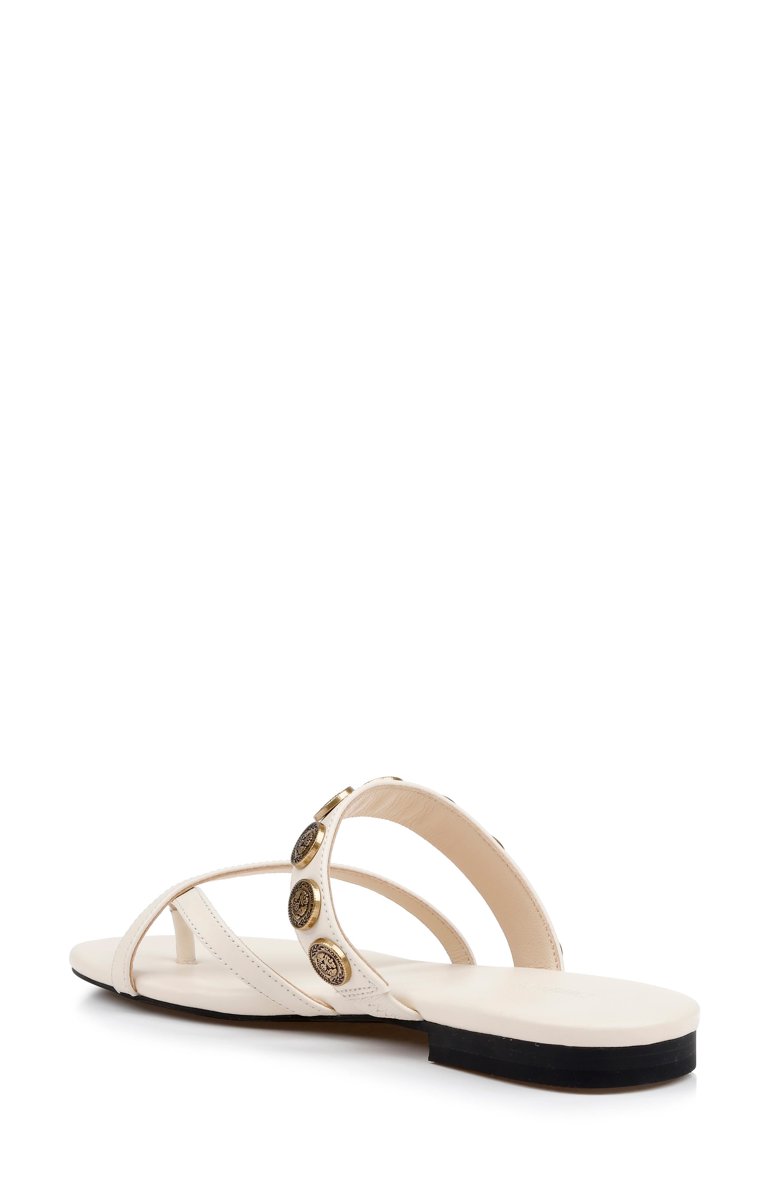L'AGENCE Hanna Strappy Sandal, Alternate, color, Ecru