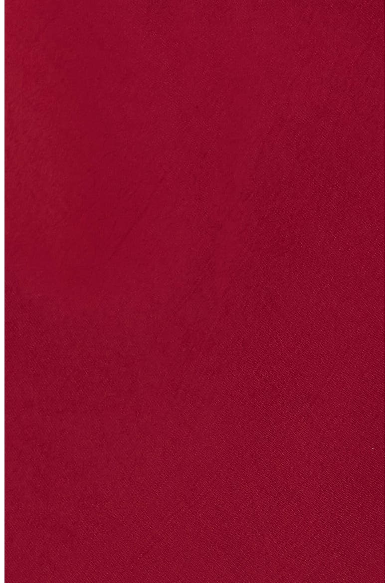 Lainey Asymmetric Midi Dress, Alternate, color, WINE RED