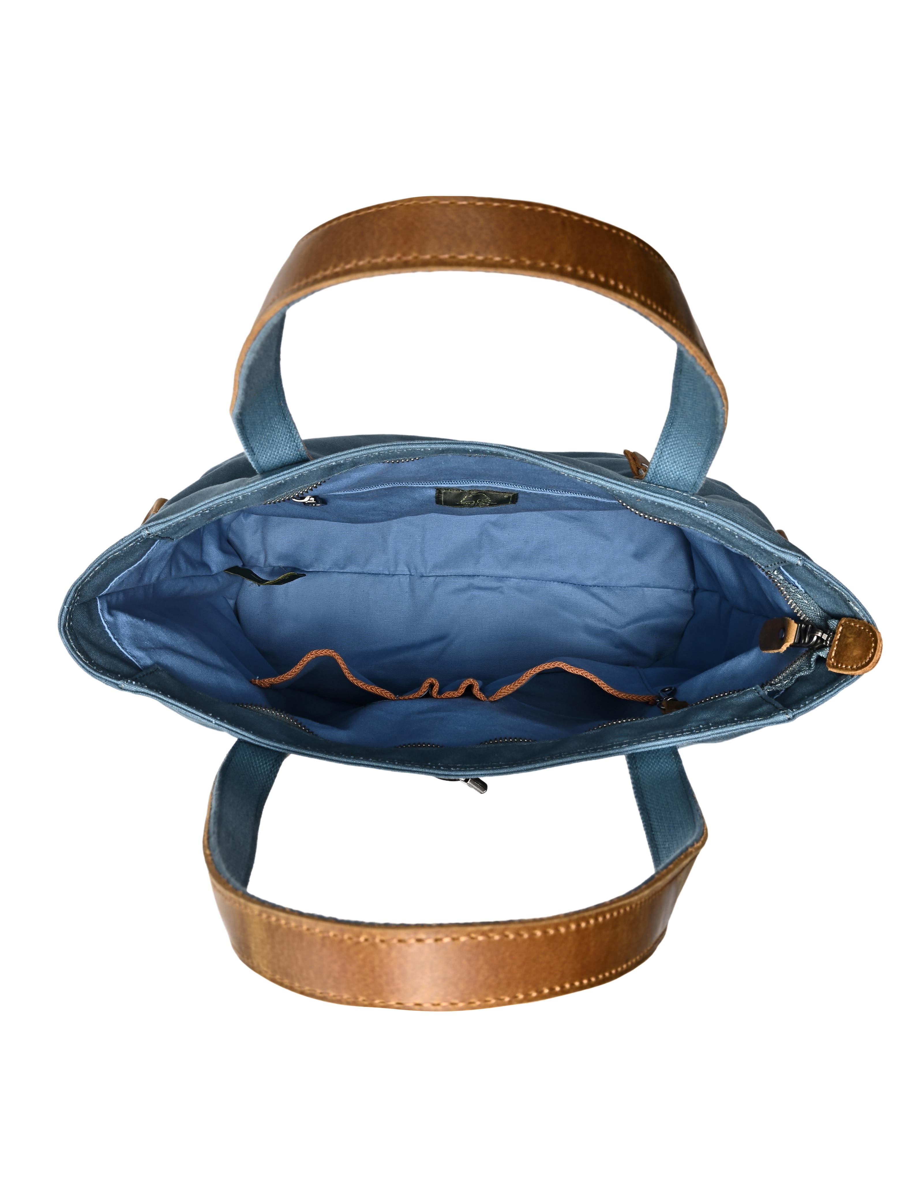 Valley and Sky Spacious Adventure Tote, Alternate, color, Teal