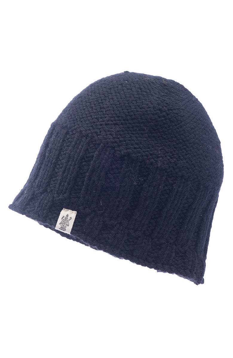 Nirvanna Designs Percy beanie, Main, color, Black