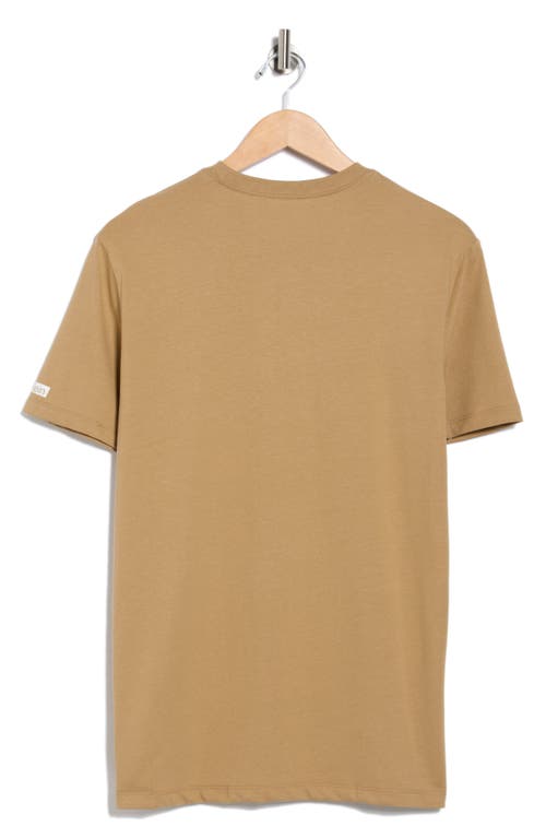 Calvin Klein Embossed Monogram T-shirt In Brown
