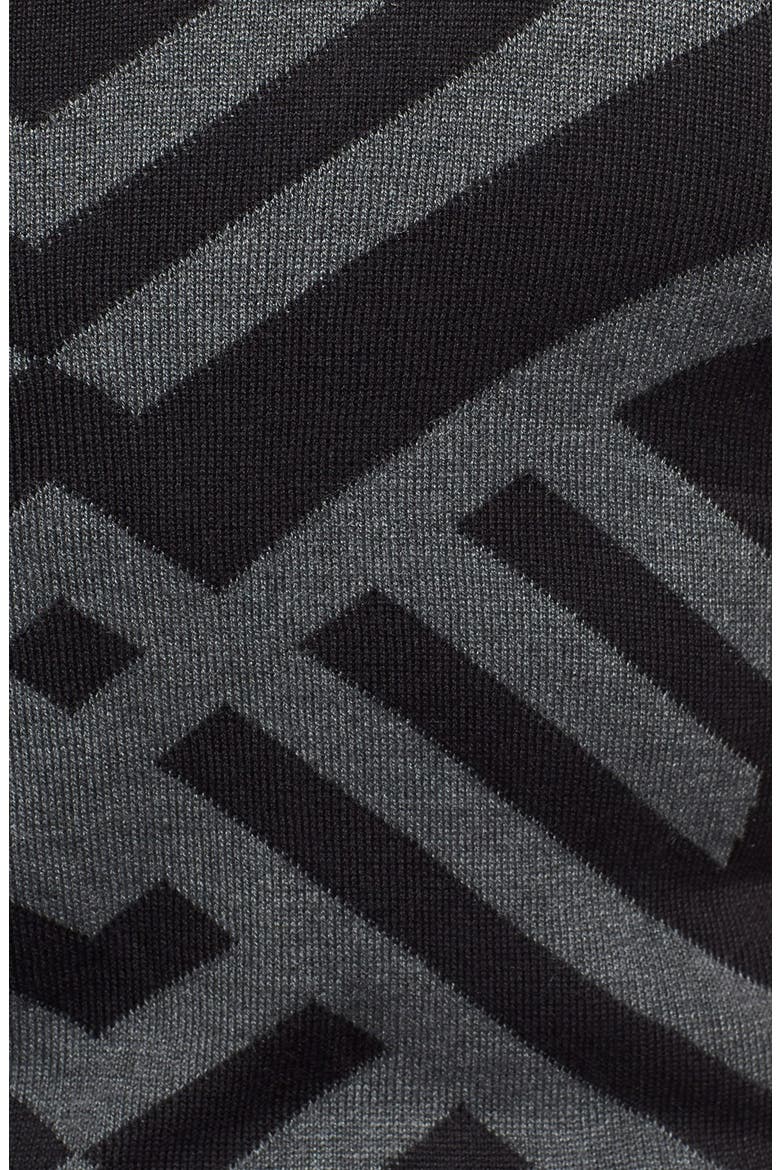 Sweater Dress, Alternate, color, BLACK/ GREY