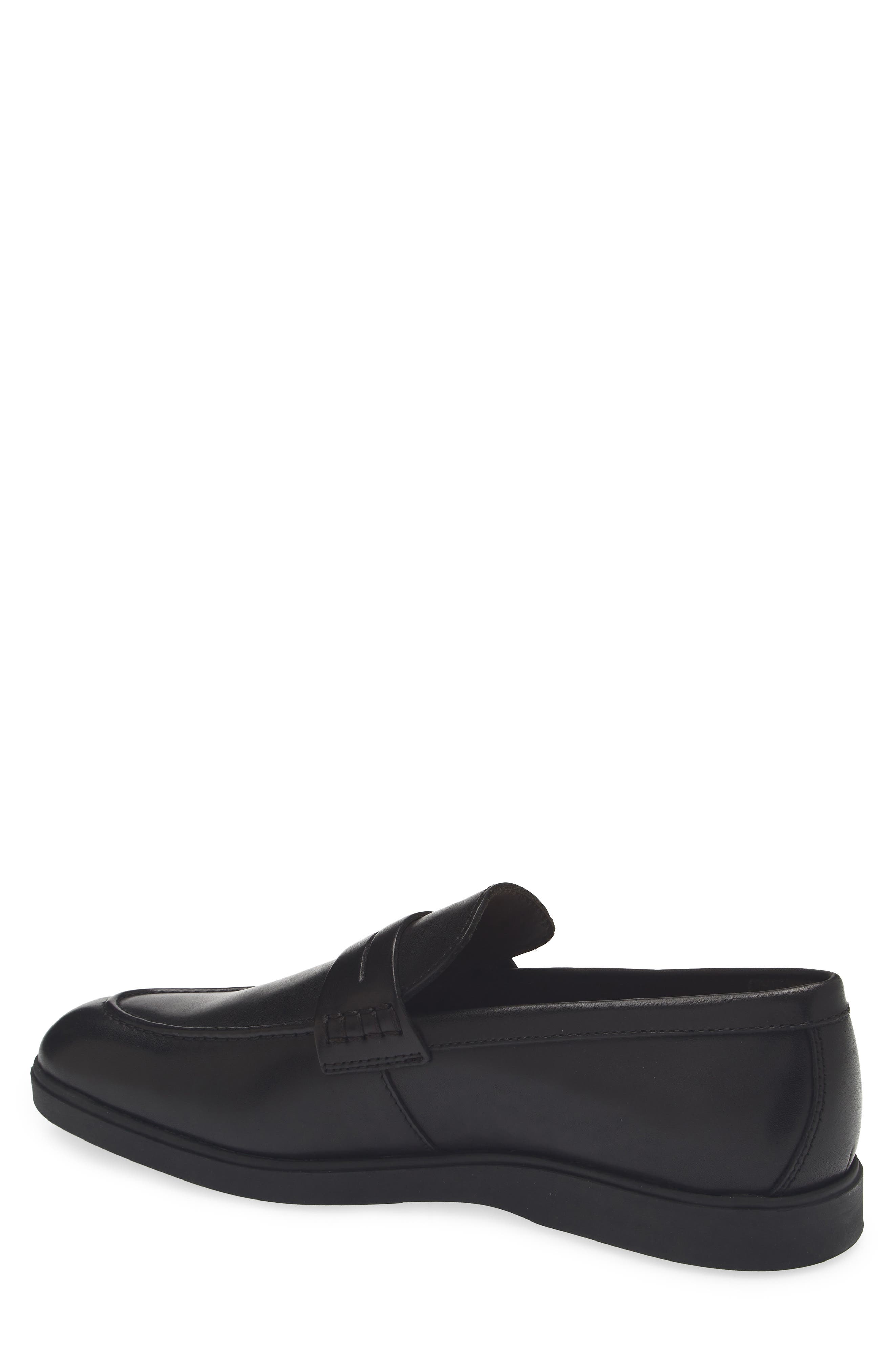 VITTORIO RUSSO Jimmy Penny Loafer, Alternate, color, Vit Val Black