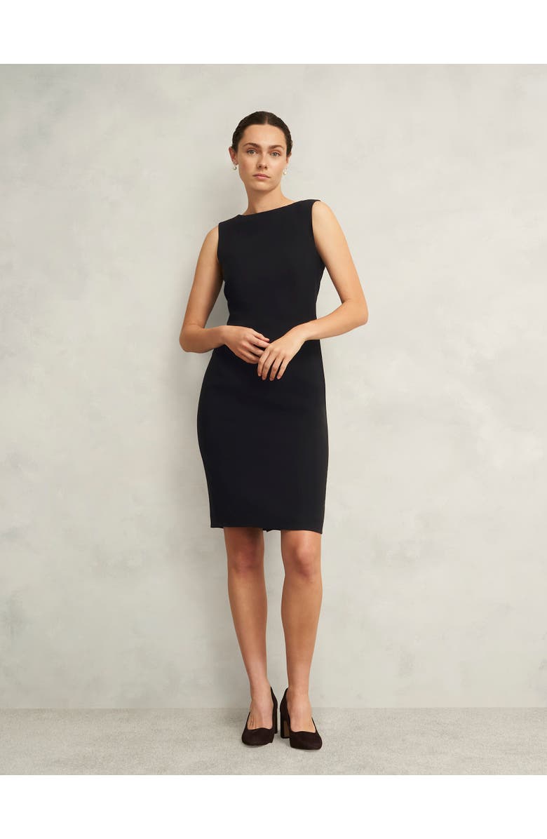 HOBBS LONDON Rae Sleeveless Dress, Main, color, Black