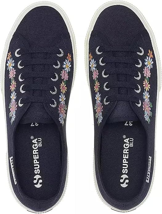 Superga 3750 Flower Print Legeerra Sneakers, Alternate, color, Blue Navy Multiflowers