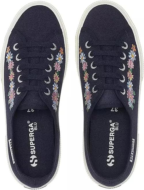 Superga 3750 Flower Print Legeerra Sneakers In Blue