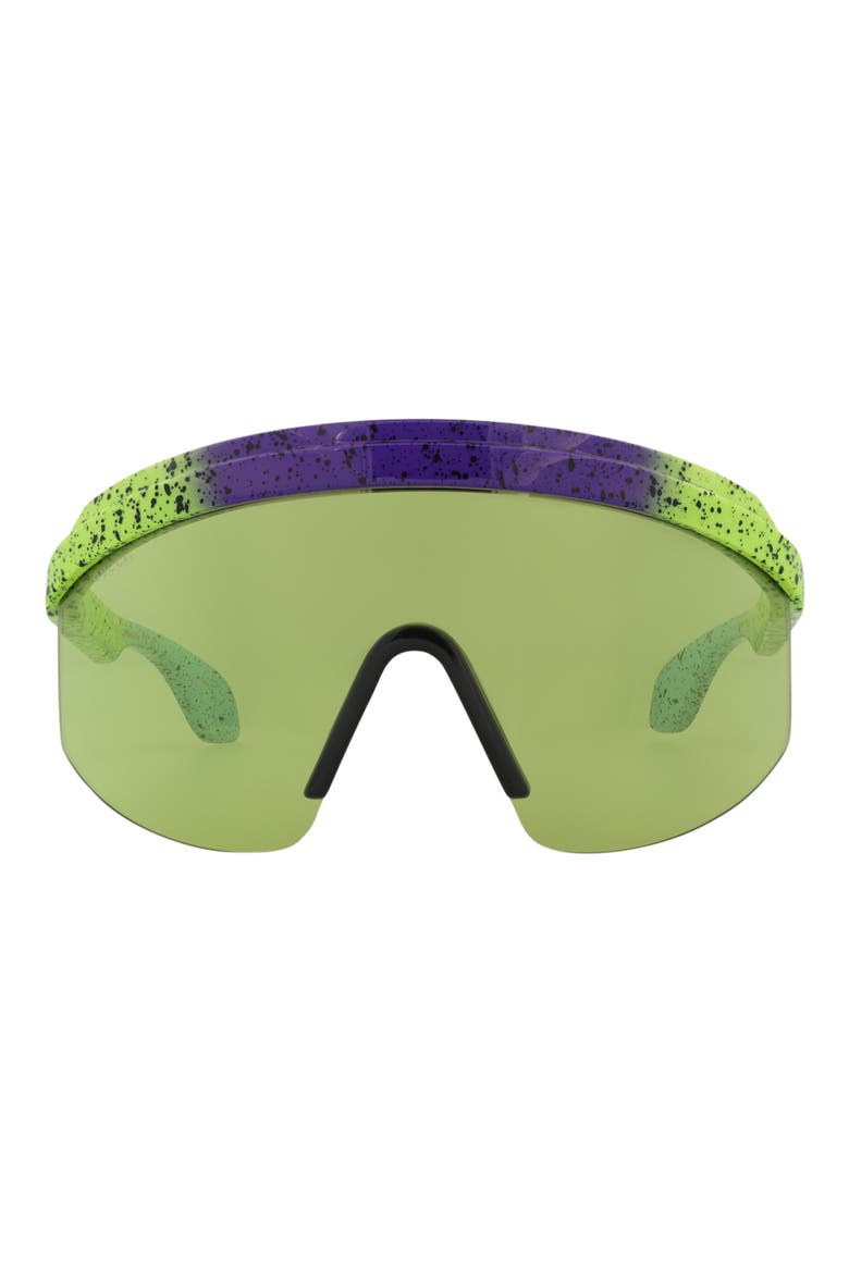 99mm Shield Sunglasses, Main, color, GREEN GREEN GREEN