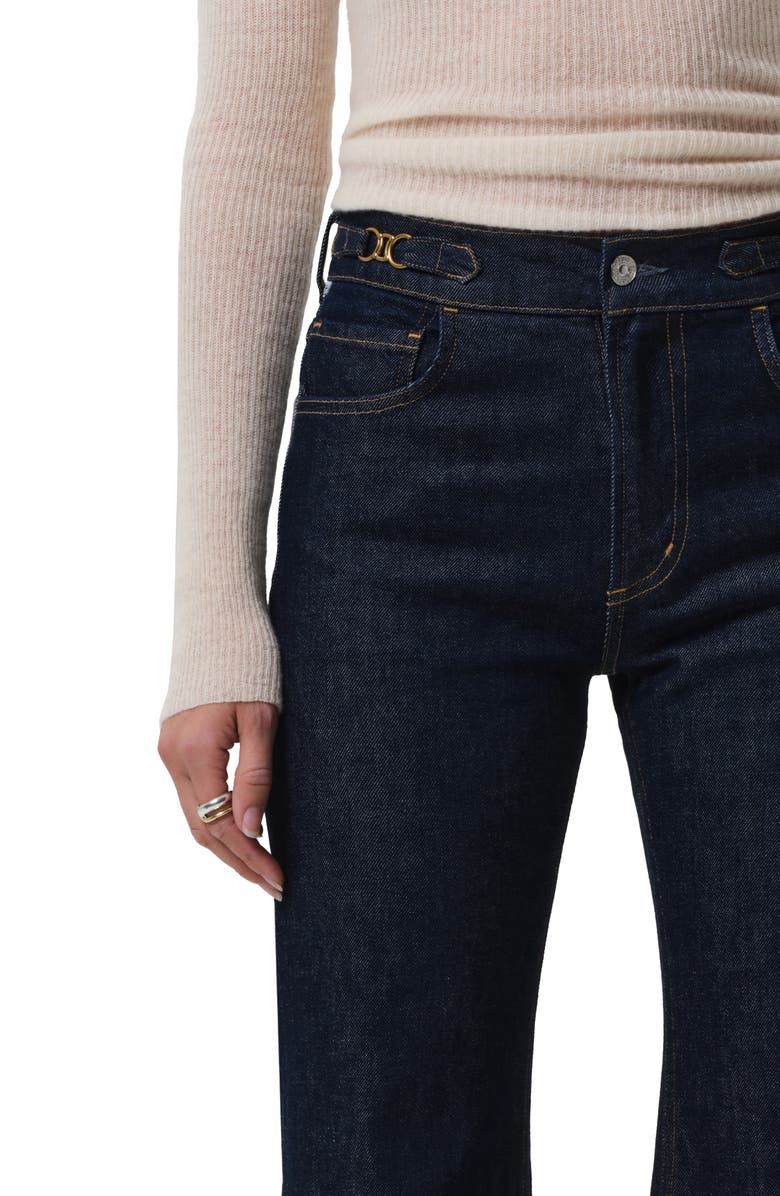 Citizens of Humanity Kimberly Side Tab Flare Jeans, Alternate, color, Helia Dark Indigo
