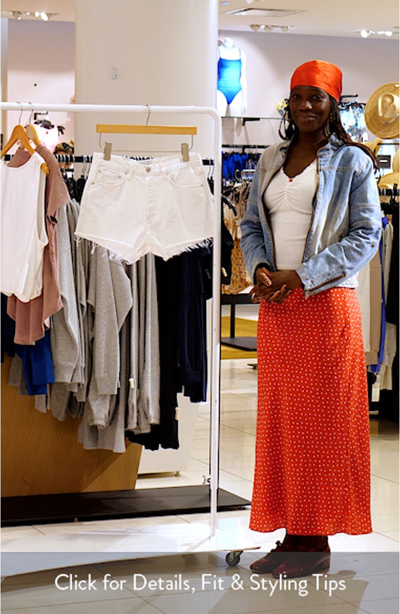 Parker Denim Cutoff Shorts, sales video thumbnail