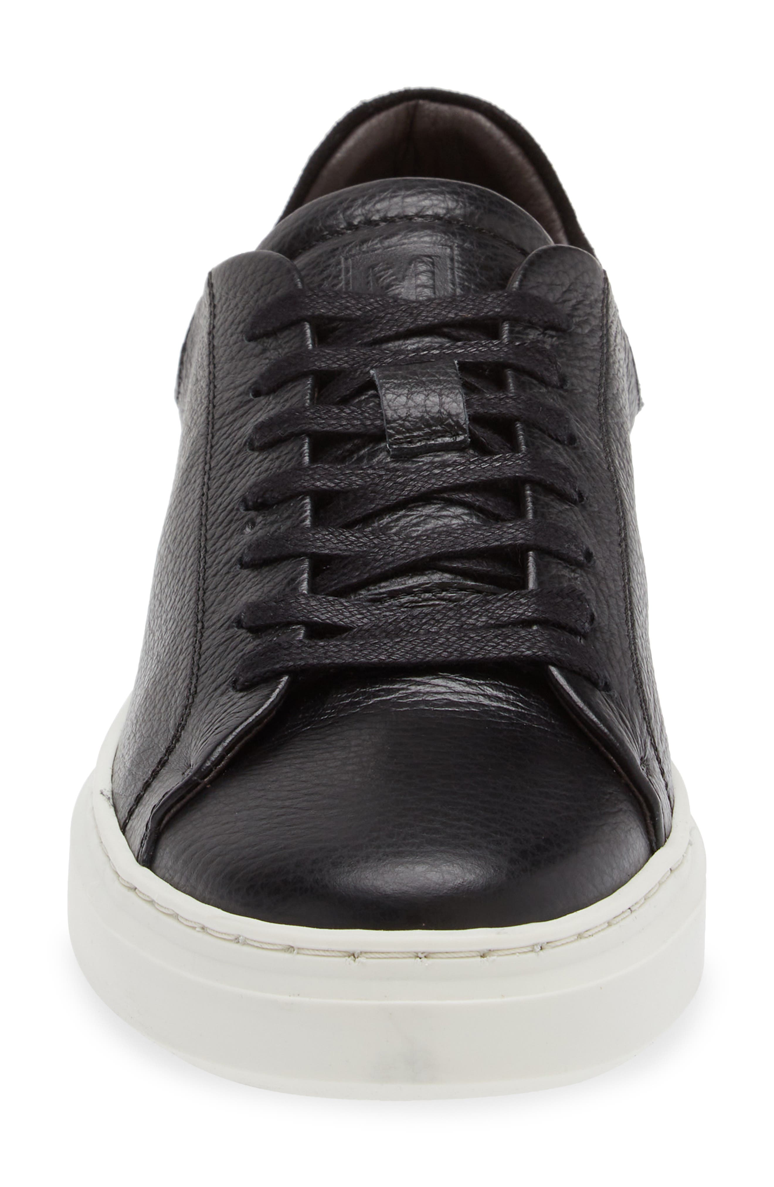 Bruno Magli Sierra Low Top Sneaker, Alternate, color, Black Tumbled