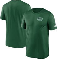 Nike Men's Nike Green New York Jets Alt Legend Small Logo Dri-FIT T-Shirt