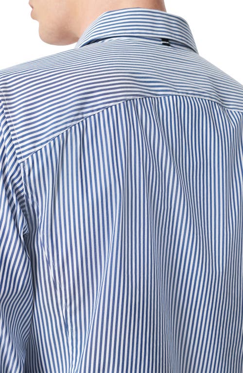 Rag & Bone Patrick Stripe Stretch Poplin Button-up Shirt