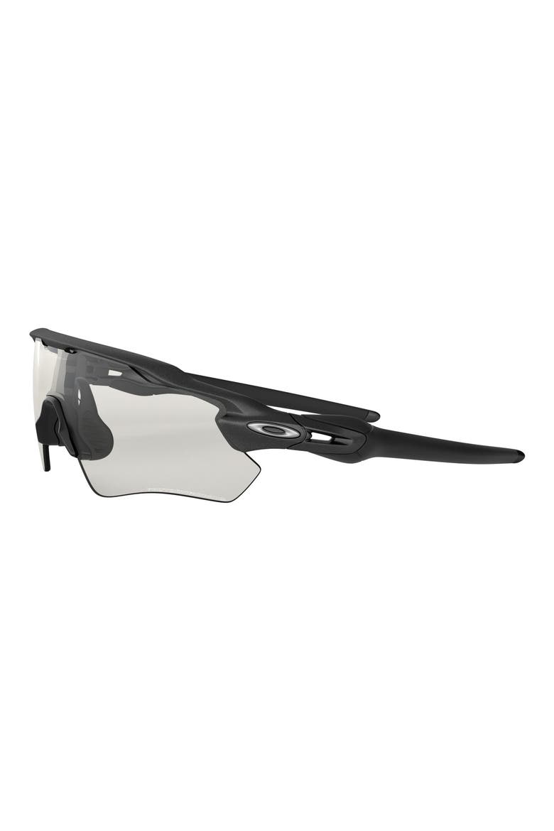 Radar® EV Path 138mm Polarized Photochromic Shield Wrap Sunglasses, Alternate, color, STEEL/ BLACK