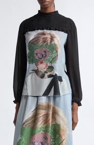 Undercover Ruffle Trim Top