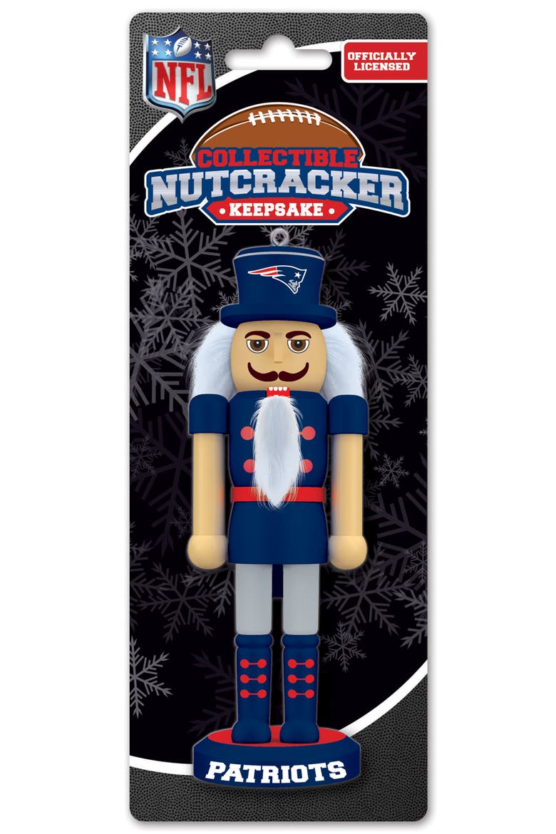 New England Patriots Keepsake Nutcracker, Alternate, color, Multicolor