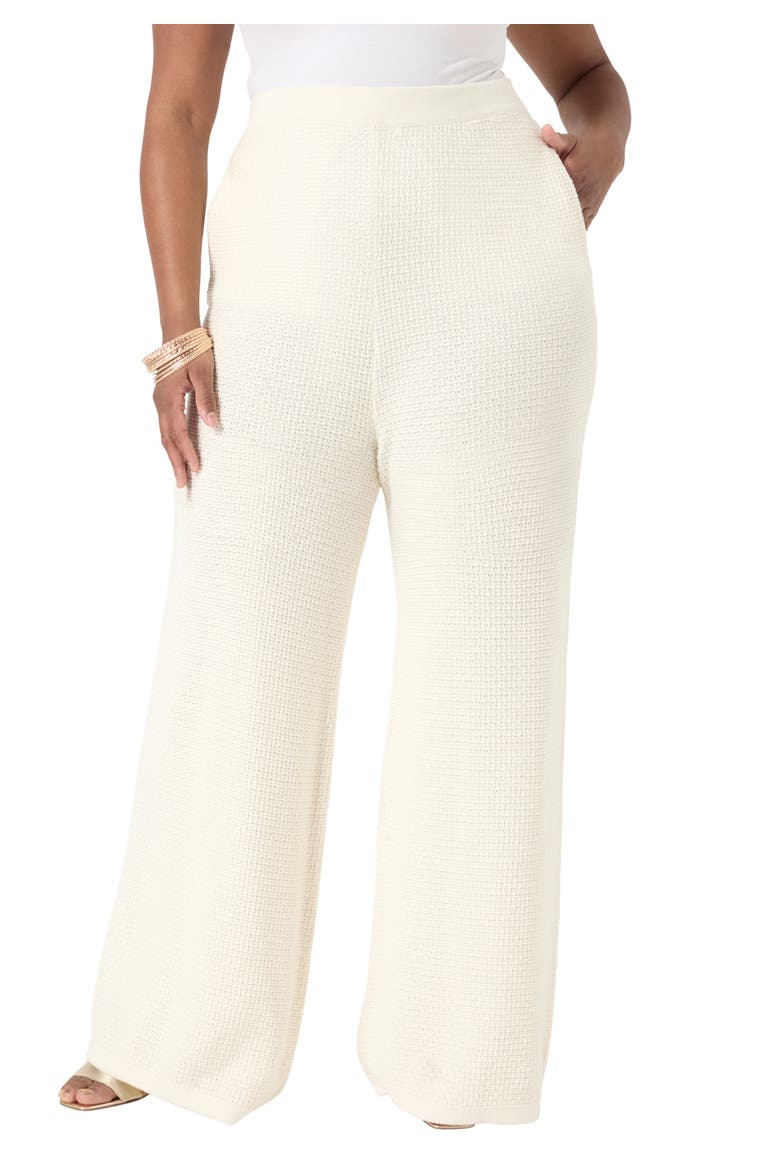 Knitted Sweater Pants, Main, color, SUGAR SWIZZLE