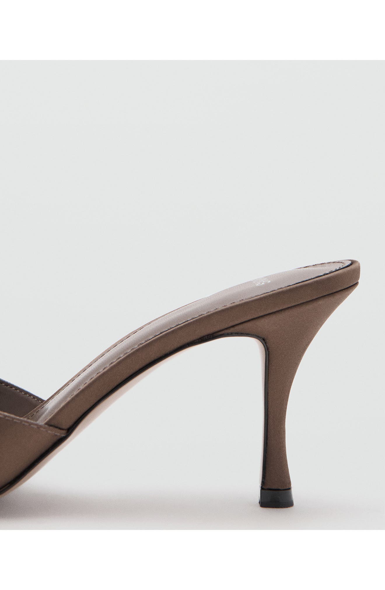 MANGO Slide Sandal, Alternate, color, Chocolate