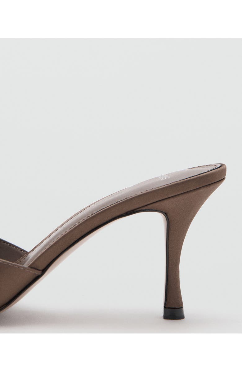 MANGO Slide Sandal, Alternate, color, Chocolate
