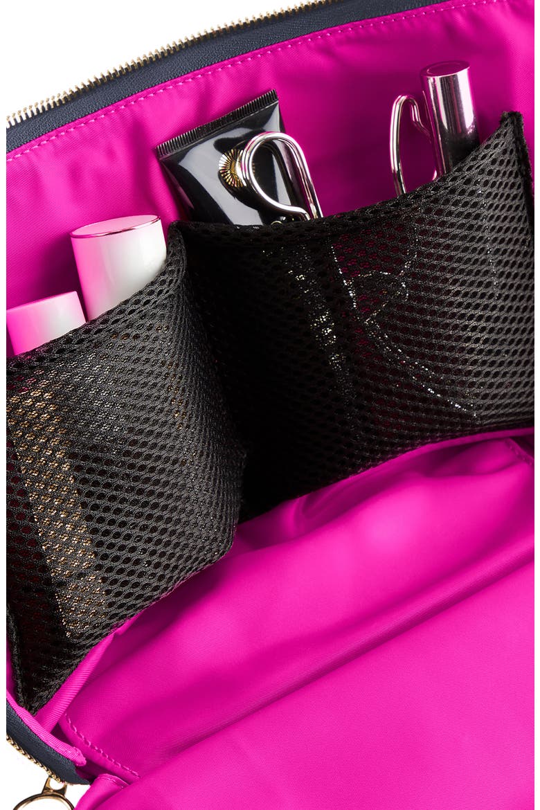 Vacationer Makeup Bag, Alternate, color, CLASSIC NAVY/ PINK