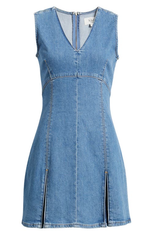 Rails Serra Pleated Denim Minidress In Bristol