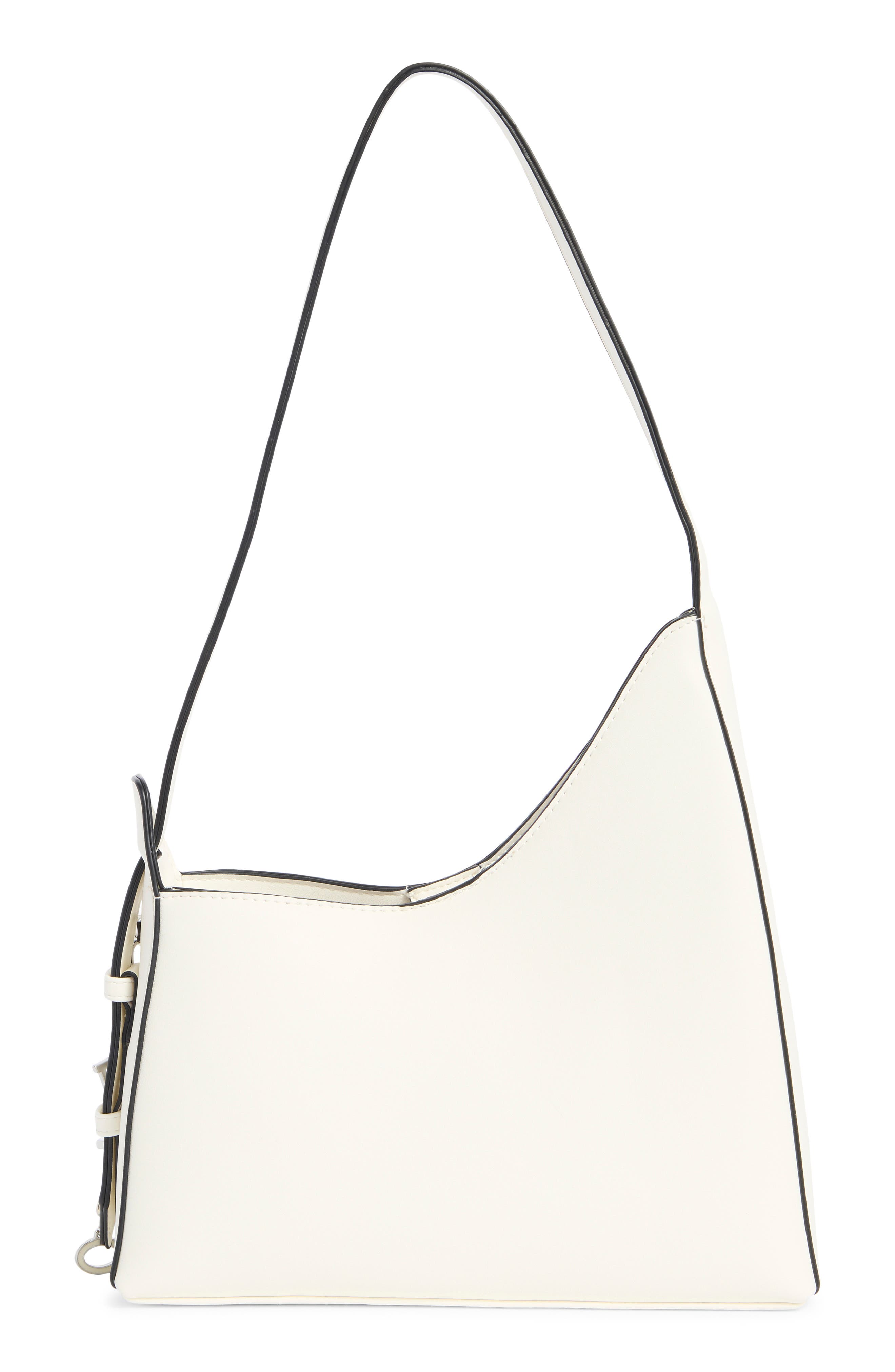 ALDO Bungalows Shoulder Bag, Alternate, color, White Synthetic Mix Mat