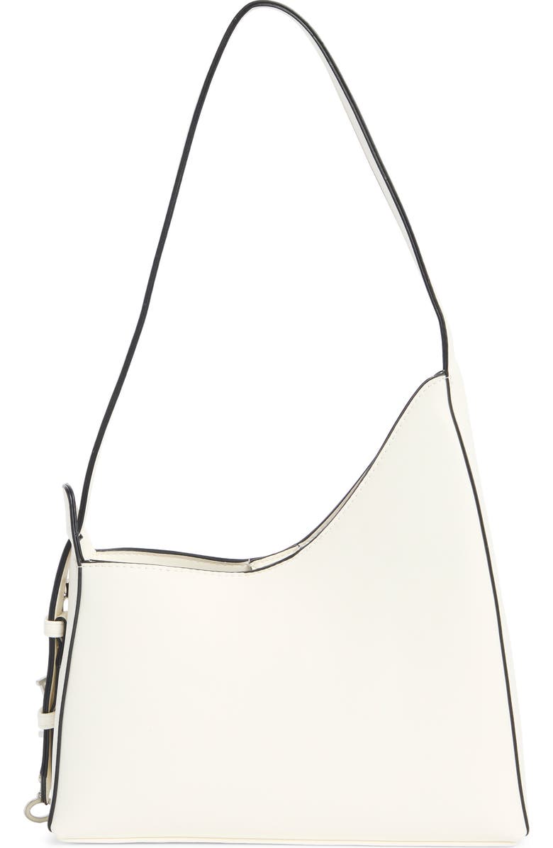 ALDO Bungalows Shoulder Bag, Alternate, color, White Synthetic Mix Mat