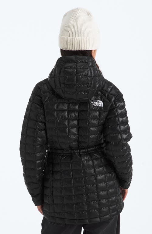 The North Face Kids' Thermoball Hooded Parka In Black